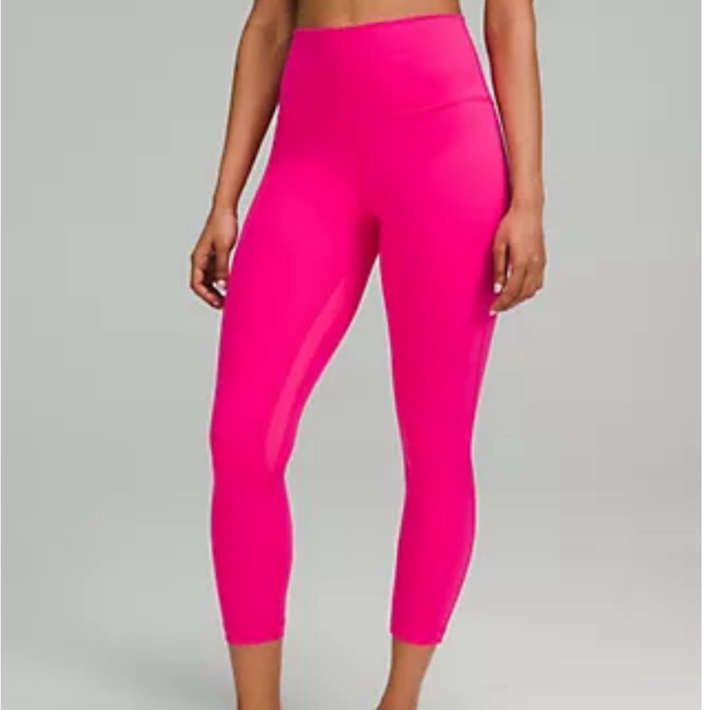 lululemon Align High-Rise Crop 23" in Sonic Pink